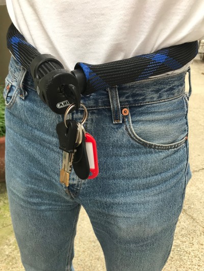 bike lock belt