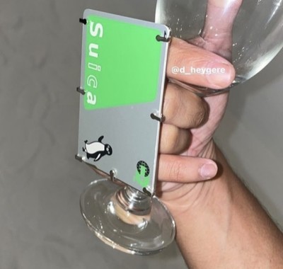 Card Holder Ring - © D'heygere