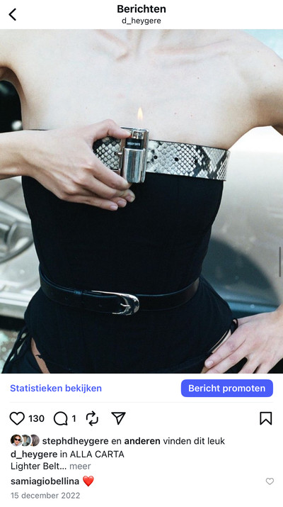 Lighter Belt - © D'heygere