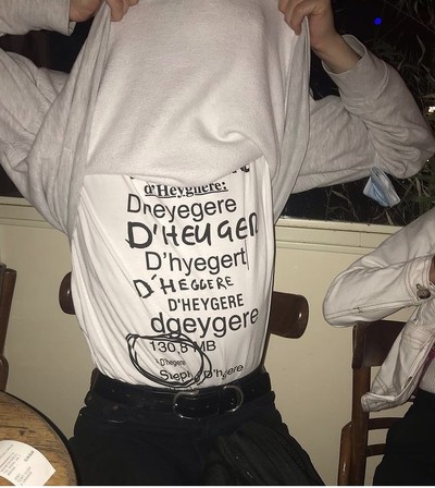 Orthography T-shirt - © D'heygere