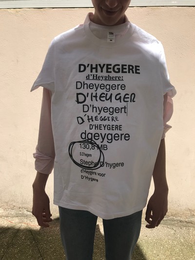 Orthography T-shirt - © D'heygere
