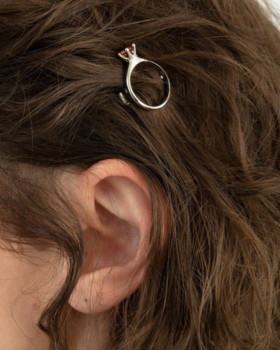 Solitaire Ring Hair Clip - © D'heygere