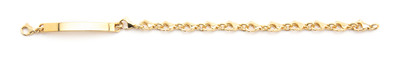 Clasp ID Bracelet Gold - © D'heygere
