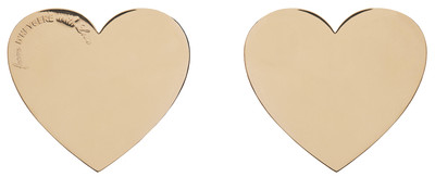 Heart Earrings Gold - © D'heygere