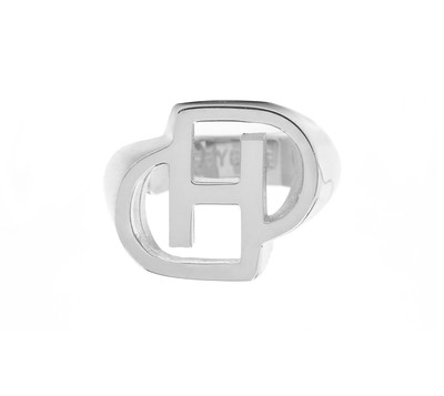 Logo Signet Ear Cuff Silver - © D'heygere