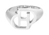 Logo Signet Ring Silver - © D'heygere