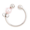 Pearl Earring Ear Cuff Pink - © D'heygere