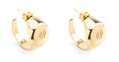 Signet Hoops XL Gold - © D'heygere